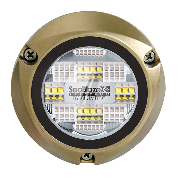 Lumitec SeaBlazeX2 Spectrum LED Underwater Light - Full-Color RGBW 101515